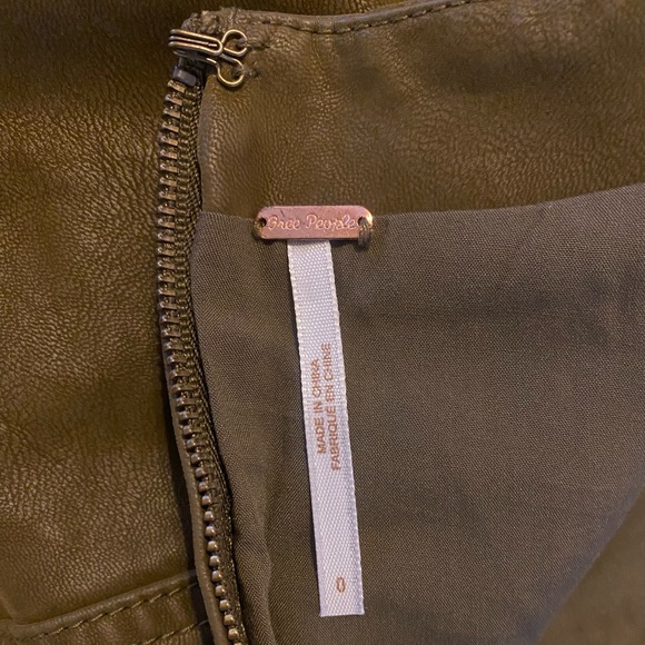 Free People Vegan Leather Skirt - Picture 5 of 5